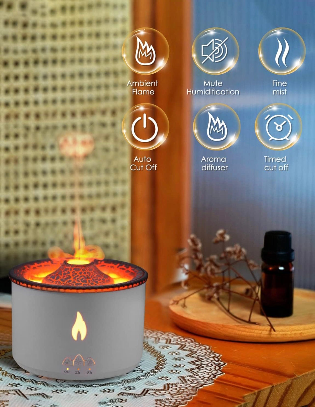 Volcano Humidifier/Diffuser